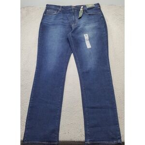 Mutual Weave Jeans Mens 40x36 Blue Denim Stretch Faded Athletic Fit Tapered Leg